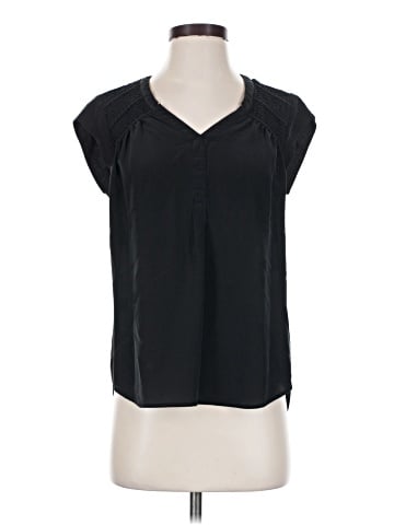 Pale Sky Short Sleeve Blouse (view 1)
