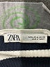 Zara Stripes Ivory Turtleneck Sweater Size M - photo 7