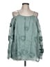 Tendenze Teal 3/4 Sleeve Blouse Size L - photo 1