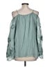 Tendenze Teal 3/4 Sleeve Blouse Size L - photo 2