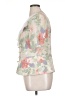 Leslie Fay Floral Ivory Blazer Size 16 - photo 5