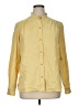 Kasper Solid Yellow Long Sleeve Button-Down Shirt Size 16 - photo 1
