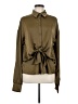 Glam Brown Long Sleeve Blouse Size M - photo 1