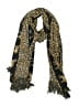 Unbranded Animal Print Black Tan Scarf One size - photo 1