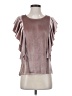 On The Road... Brown Short Sleeve Top Size S - photo 1