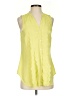 Meadow Rue 100% Polyester Yellow Sleeveless Blouse Size 2 - photo 1