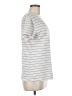 Universal Thread 100% Cotton Stripes Ivory Short Sleeve T-Shirt Size M - photo 4