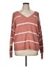 Gap 100% Cotton Stripes Pink Pullover Sweater Size XL - photo 1