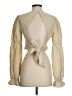 Privacy Please Gold Long Sleeve Blouse Size S - photo 2