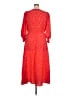 ASOS Design 100% Polyester Paisley Red Casual Dress Size 14 - photo 2