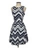 Maurices Chevron-herringbone Blue Casual Dress Size S - photo 1