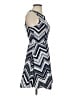 Maurices Chevron-herringbone Blue Casual Dress Size S - photo 4