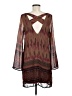 Interi Print Brown Casual Dress Size M - photo 2