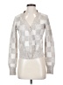 Sincerely Jules Silver Cardigan Size S - photo 1