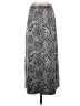 Peruvian Connection Paisley Silver Gray Casual Skirt Size S - photo 1