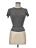 CAARA Gray Short Sleeve Turtleneck Size M - photo 1
