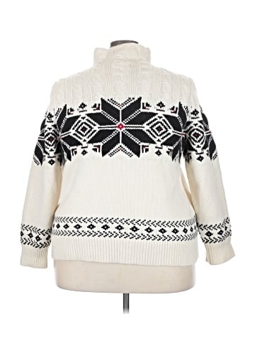 Lauren by Ralph Lauren Wool Pullover Sweater (view 2)
