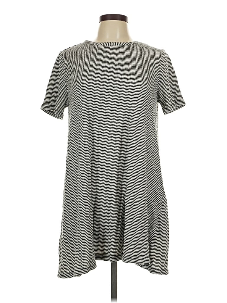 Pre-owned Ann Taylor Loft Casual Dress In Gray