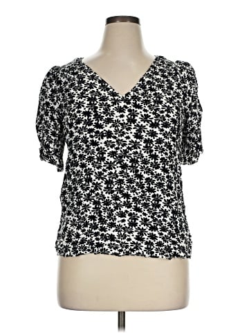 Ann Taylor LOFT Short Sleeve Blouse (view 1)
