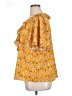 Shein Curve Yellow Short Sleeve Blouse Size 16 Plus (2) - photo 5