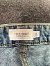 True Craft 100% Cotton Blue Denim Shorts Size 15 - photo 3