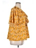 Shein Curve Yellow Short Sleeve Blouse Size 16 Plus (2) - photo 4