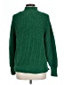 J.Crew 100% Cotton Solid Green Turtleneck Sweater Size L (estimated) - photo 2
