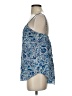 Amour Vert 100% Silk Blue Sleeveless Silk Top Size XS - photo 5