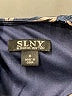 SLNY 100% Polyester Tweed Blue Casual Dress Size 6 - photo 7