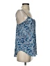 Amour Vert 100% Silk Blue Sleeveless Silk Top Size XS - photo 4