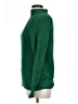 J.Crew 100% Cotton Solid Green Turtleneck Sweater Size L (estimated) - photo 5
