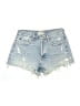 AGOLDE 100% Cotton Blue Denim Shorts Size 27 waist - photo 1
