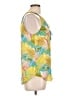 Rose + Olive 100% Polyester Yellow Sleeveless Blouse Size L - photo 4