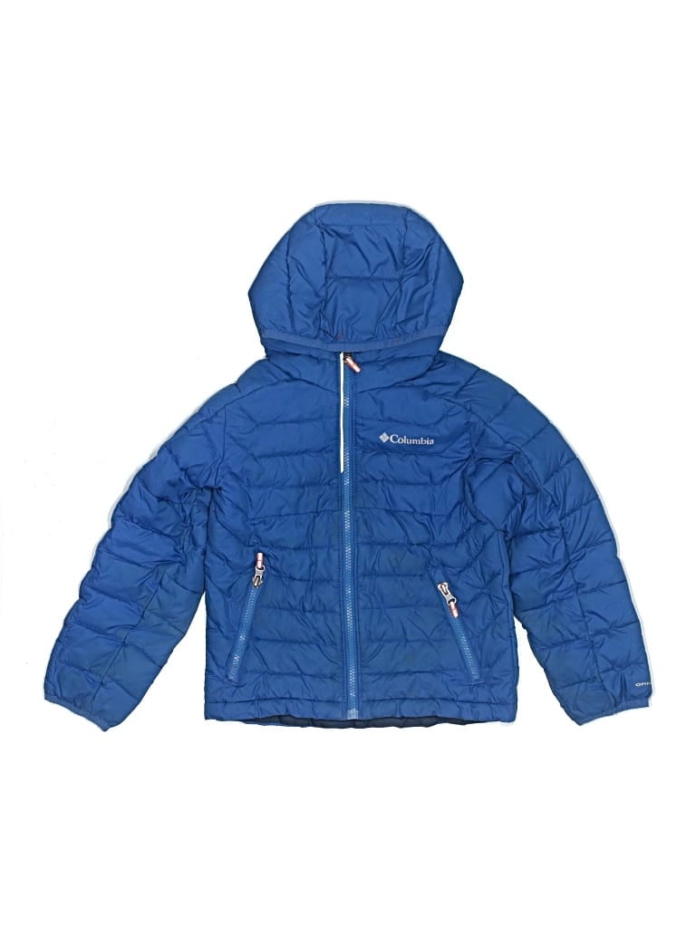 Pre-owned Columbia Kids' Snow Jacket In Blue