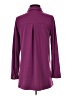 Soft Surroundings Purple Long Sleeve Polo Size S (petite) - photo 2