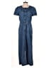 Point Sur 100% Cotton Blue Jumpsuit Size 2 - photo 1