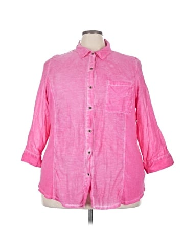 Style&Co 3/4 Sleeve Button-Down Shirt (view 1)