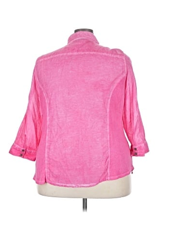 Style&Co 3/4 Sleeve Button-Down Shirt (view 2)