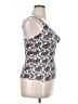 Ruby Ribbon Silver Sleeveless Top Size 40 - photo 4