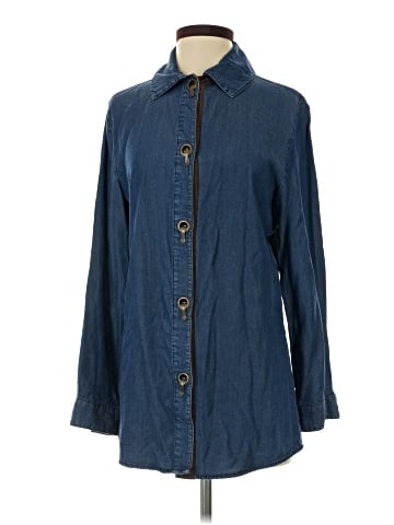 Soft Surroundings 3/4 Sleeve Button-Down Shirt (view 1)