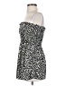 Wet Seal Animal Print Black Cocktail Dress Size XS - photo 5