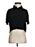 Stradivarius Black Short Sleeve Blouse Size XS - photo 1
