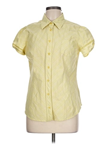 New York & Company Short Sleeve Blouse (view 1)