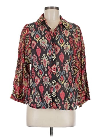 Forever That Girl for Anthropologie 3/4 Sleeve Blouse (view 1)