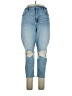 American Eagle Outfitters Color Block Blue Jeans Size 14XS - photo 1