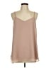 Torrid 100% Polyester Tan Sleeveless Blouse Size Lg Plus (0) - photo 1