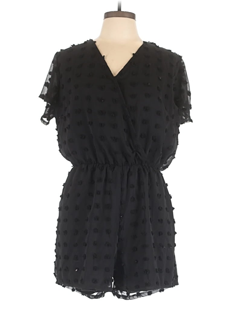 Pre-owned Assorted Brands Romper In Black