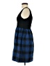 Necessary Objects Plaid Blue Casual Dress Size S - photo 5