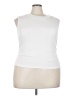 Cider White Sleeveless T-Shirt Size 4X - photo 1