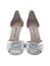 Manolo Blahnik Silver Heels Size EU 36 1/2 - photo 2